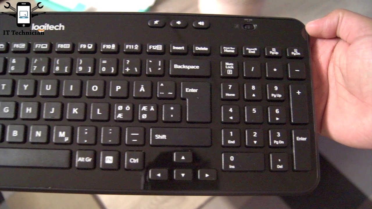 k360 logitech wireless keyboard not working